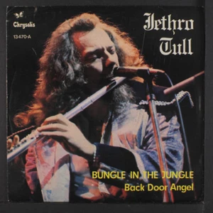 JETHRO TULL: bungle in the jungle / back door angels CHRYSALIS 7" Single - Picture 1 of 4