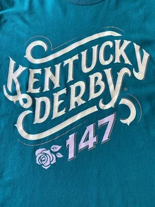 Kentucky Derby Tee Shirt Brand New with Tags Official Kentucky Derby Green Sz M - Picture 1 of 11