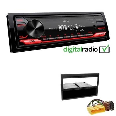JVC KD-X182DB MP3 DAB+ USB 1-DIN Autoradio für Mazda MX-5 II Facelift 2000-2005 - Bild 1 von 4