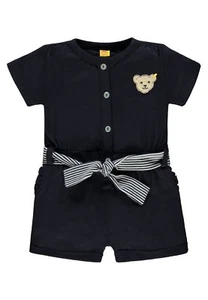 18 - Steiff Navy Kids Short Overalls, Dark Blue-White Size 110 - Picture 1 of 1