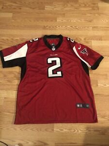Nike NFL On Field Stitched Sewn Atlanta Falcons Matt Ryan #2 Red Jersey Mens XXL