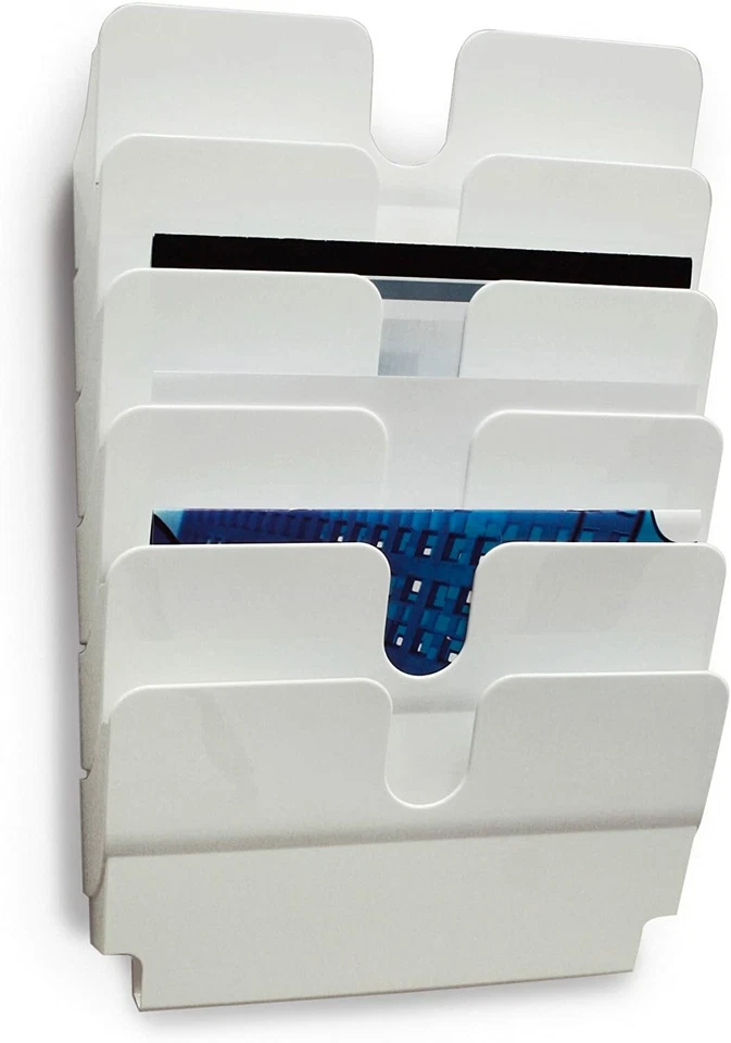 Durable 1700014011 Prospektspenderset (Querformat Flexiplus 6, A4) 1 Set weiß