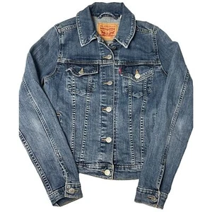 Levi Strauss and Co Classic Denim Trucker Jacket Womens Small S Excellent - Picture 1 of 6