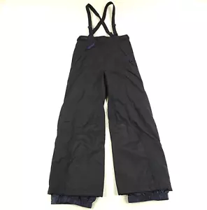 Vintage Patagonia Pants Women 8 Short Black Salopettes Ski Snowboard Snow Winter - Picture 1 of 17