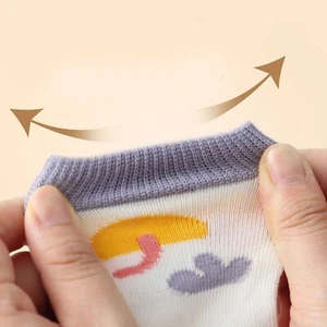 4 Pair Infant Socks Pink Cartoon Girl Cute Cotton Soft Comfortable Ankle Socks - Picture 1 of 24