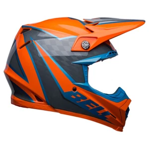 Bell MX Moto-9S Flex Adult Motocross Helmet (Sprite Orange/Grey) - Picture 1 of 8