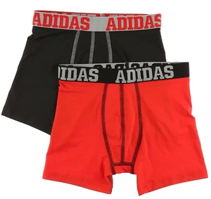 Adidas Boys Sport Performance Climalite Pack Of 2 Boxer L16819 Sz L 14/16 - Picture 1 of 6