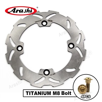 Rotor de freno trasero + pernos de montaje para Honda CR125R CR125E 1989 - 1997 1990 1991 Foto 1 de 4