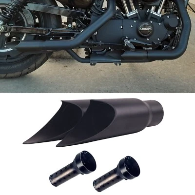 Escape antideslizante GP con deflector extraíble para Harley Sportster 883.1200 modelo 04-22 Foto 1 de 4