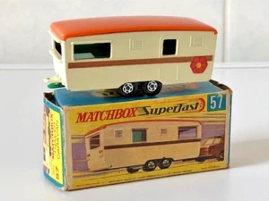 MATCHBOX Superfast n.57 Trailer Caravan 1/60 - 1970 - Made in England. Box. - Foto 1 di 10