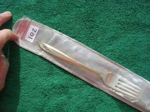 Petite Fleur by Reed & Barton Sterling Silver Dinner Fork 7 3/8" STOCK #102 - Picture 1 of 5