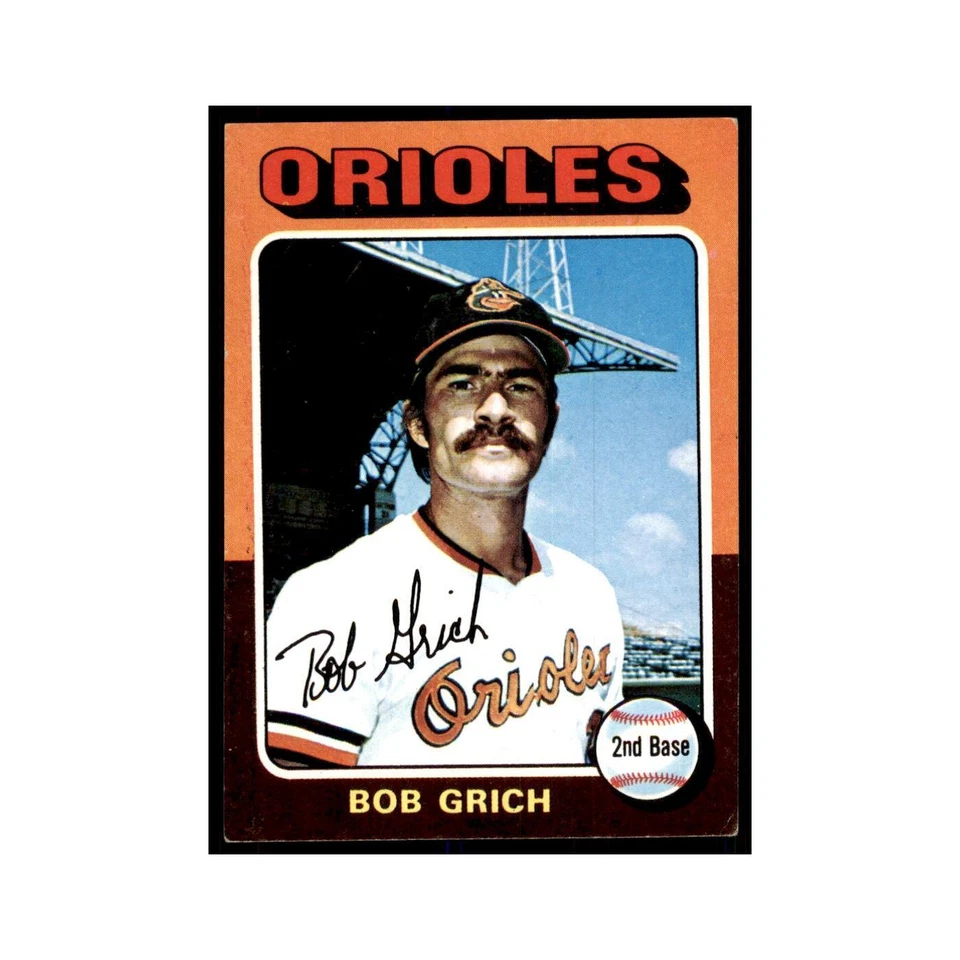 1975 Topps Bobby Grich Orioles #225 - Image 1 of 3