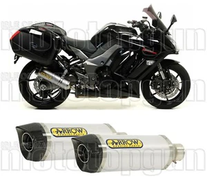 arrow tubo de escape hom thunder aluminio c kawasaki z1000 z 1000 sx 2016 16 - Imagen 1 de 1