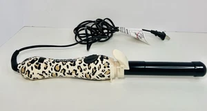 Beachwaver S1 - 1" Rotating Curling Iron Catwalk Leopard Cheetah - Tested Works - Picture 1 of 7