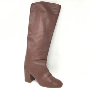 Stuart Weitzman 44113 kniehohe Stiefel Damenschuhe Größe 9 braun Leder Stretch - Bild 1 von 11