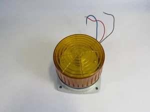 Tescor 20-28VDC Amber Strobe Light .175A USED - Picture 1 of 3