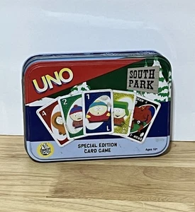 Vintage South Park Special Edition Uno Card Game Complete Deck 112 Cards and Tin - Picture 1 of 5