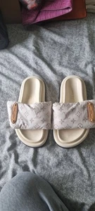 Louis Vuitton Pool Pillow Cloth Mules - Picture 1 of 5