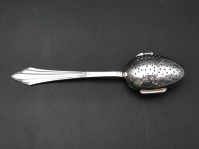 WMF  Teeei Fächermuster Modell 900 versilbert Jugendstil Länge: 14,7 cm - Bild 1 von 4