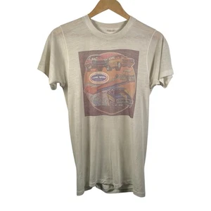 Vintage 70s NHRA US National Drag Racing T-Shirt Distressed Paper Thin - Picture 1 of 19