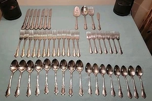 OneidaCraft Deluxe Set "Chateau" Set 48 Teile Edelstahl Besteck Oneida Silberbesteck - Bild 1 von 21