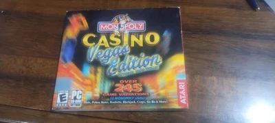 Atari Monopoly Casino Vegas Edition Over 245 Game Variations PC CD-ROM (2001) - Image 1 of 2