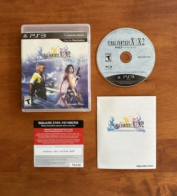 Final Fantasy X X-2 HD Remaster (PlayStation 3 PS3) CIB Complete w Reg & Tested - Image 1 of 4