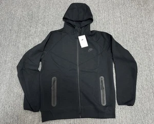 Nike Tech Fleece Jacket Black (FREE SHIPPING) - Picture 1 of 2