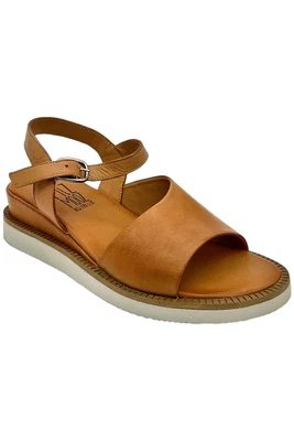 Miz Mooz Leather Ankle Strap Sandals Elias Brandy - Image 1 of 3