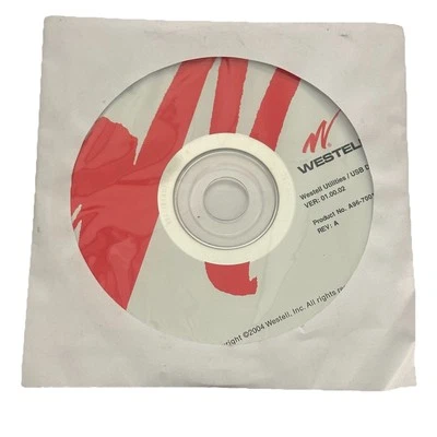Westell Modem Utilities + USB Drivers Version 01.00.02 • 2004 Sealed - Image 1 of 2