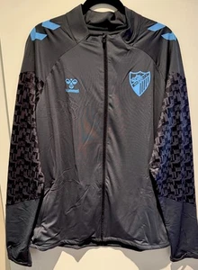 Malaga CF Hummel 24/25 Player Issue Travel Jacket Soccer Football EU 2XL US XL - Picture 1 of 11