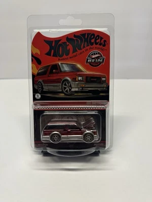 Hot Wheels RLC 1992 GMC Typhoon in red Redline Club exclusive - Image 1 of 2