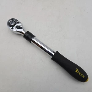 Titan Tools 1/2 Drive Ratchet 11in - 17in Extendable Adjustable Chrome 12074 - Picture 1 of 20