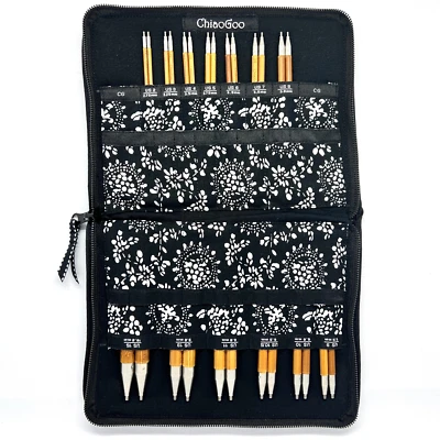 ChiaoGoo Rundstricknadelset SPIN BAMBOO COMPLETE (13 cm) 2.75 mm - 10.0 mm - Bild 1 von 4