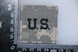 ORIGINAL ACU AFGHAN US CIVILIAN CONTRACTOR HOOK & EYE BADGE SUBDUED CLOTH PATCH - Picture 1 of 2