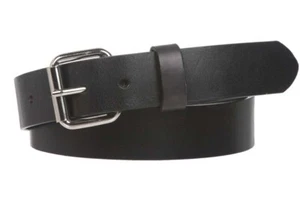 1 1/4" (34 mm) Snap On Standard Plain Full Grain Cow High Leather Belt - Picture 1 of 40