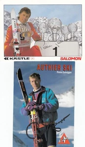Pirmin Zurbriggen Original Autogramme Lot 2 Foto-AK Ski Olympia 2304283 - Picture 1 of 2