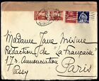 SUISSE année 1948 lettre ouverte par censure militaire GENEVE DESTINATION PARIS