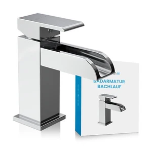 Badarmatur Bachlauf-Design - Einhebelmischer Wasserhahn für Bad-Waschbecken - Bild 1 von 14