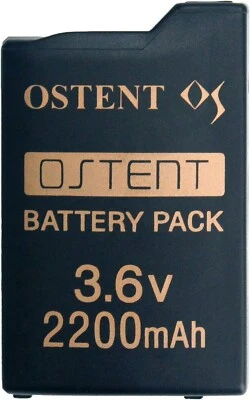 OSTENT 2200mAh 3.6V Lithium Ion Rechargeable Battery Pack for PSP 1000 - Image 1 of 4