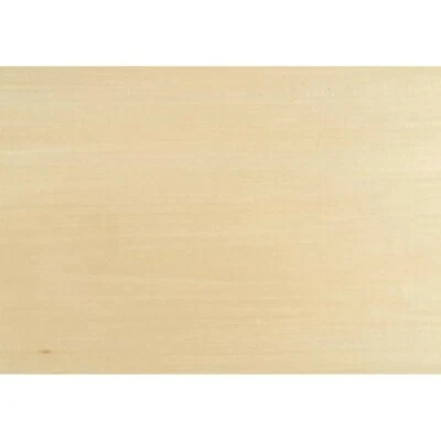 GLENOWEN Puppenhaus DIY Basteln Holz Lindenholz 0,8 mm x 100 mm x 305 mm