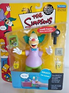 The Simpsons Krusty the Clown World of Springfield Interactive Playmates Figure