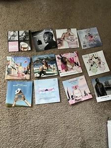 LOT of 12 Assorted Womans & Mens Paper Perfume Samples Stars photos - Picture 1 of 2