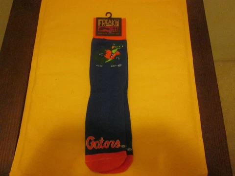 Officially Licensed Collegiate Florida Gators Socks Size 4-13 Men's 6-14 Women's Cover