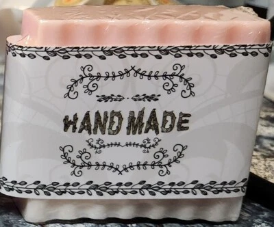 Handmade Goats Milk Soap Raspberry Creamsicle - Image 1 of 2