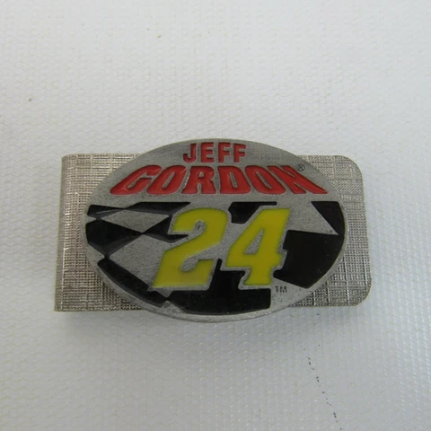 Jeff Gordon NASCAR Money Clip 1" x 2" Metal Pocket Cover