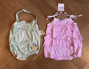Newborn Girl Gifts Clothes 0-3 mth (Lot Of 2) One Piece, Bodysuit, Photoshoot - Picture 1 of 12