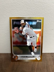 2022 Topps Update Gold Foil Roughened Odor