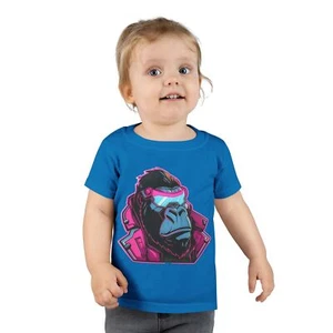 Cool Gorilla Toddler T-Shirt, Cute Kids Tee, Gift for Boys, Birthday [...] - Picture 1 of 7