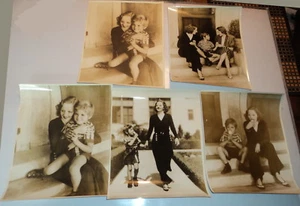 5 orig. LARGE PHOTOS Movie Star TALLULAH BANKHEAD & Child Star DICKIE MOORE 1932 - Picture 1 of 7